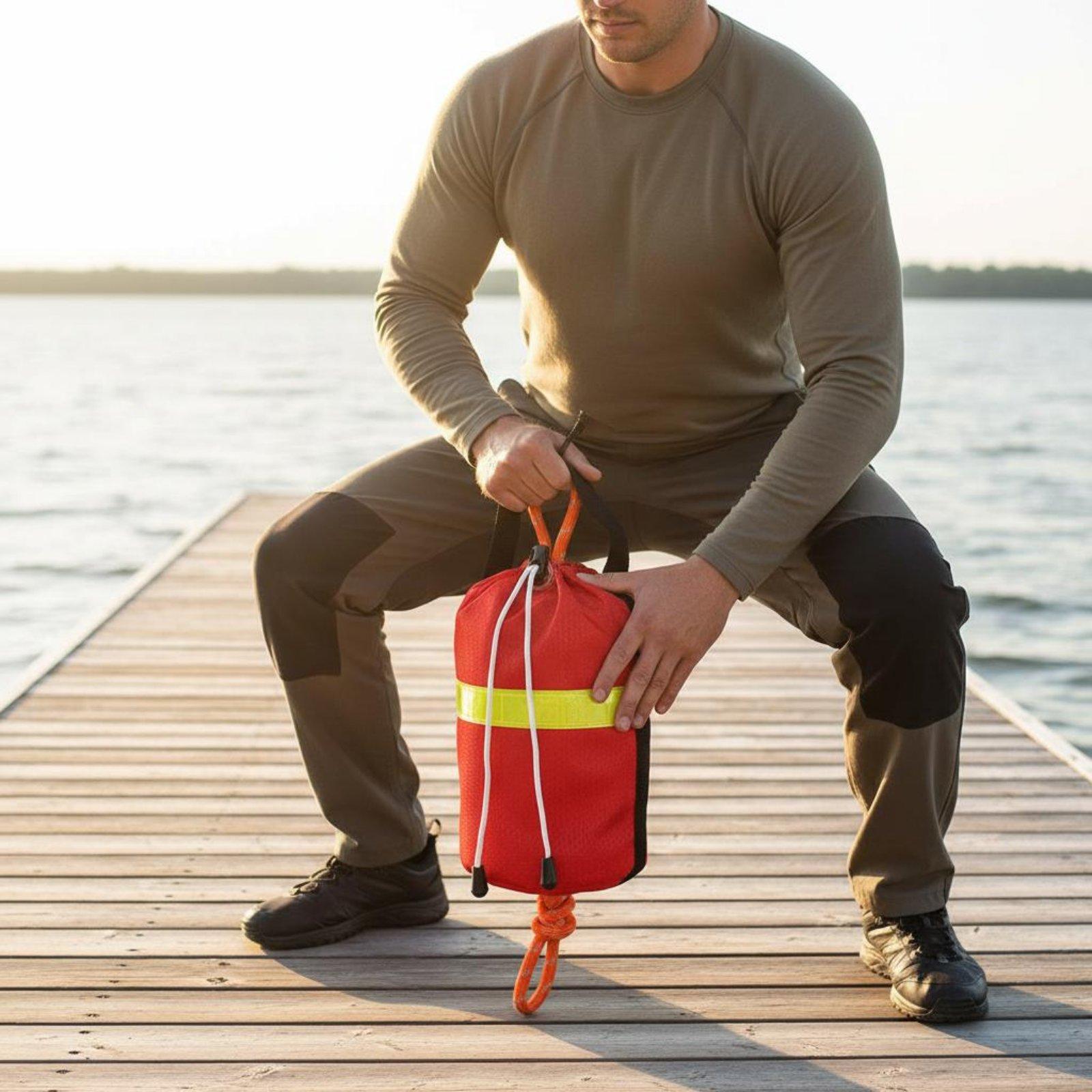 Tas Pelampung untuk Penyelamat - Rescue Rope Throw ulasan dan harga